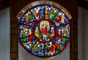 Rundfenster der St. Thomas-Kirche in Lübeck - Copyright: Olaf Malzahn